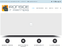 Tablet Screenshot of ironsideit.com